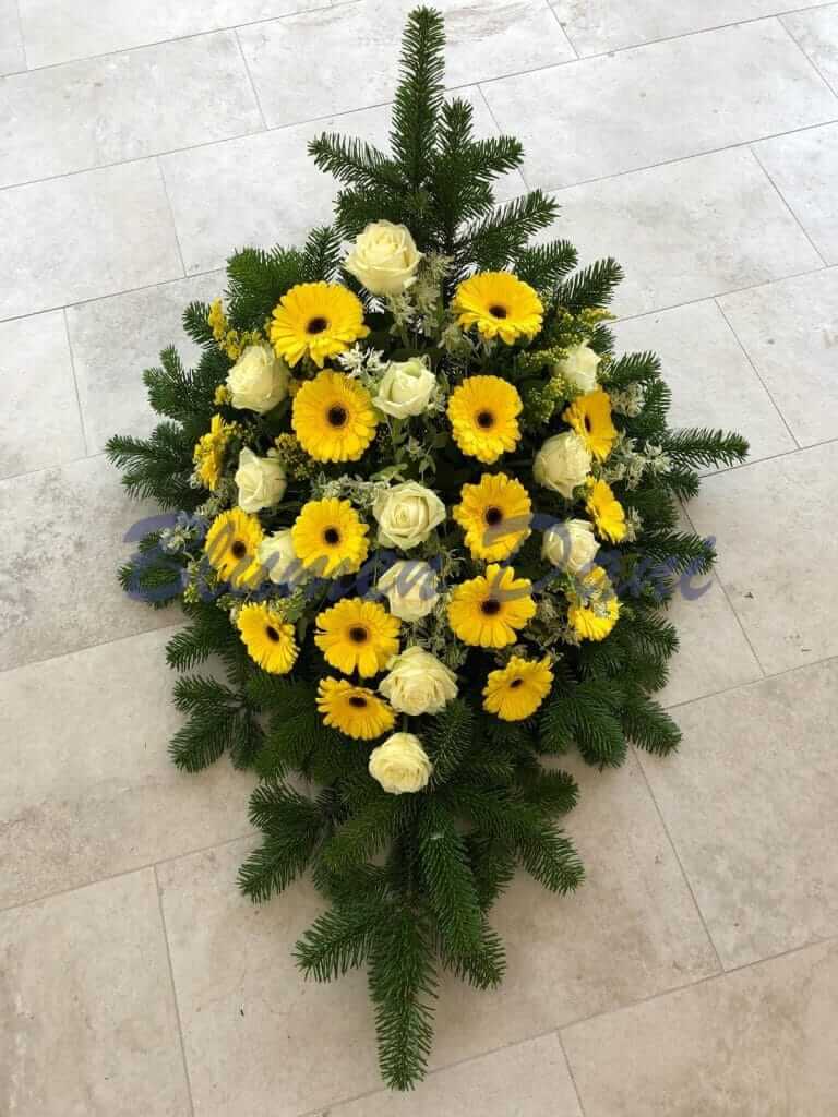 Bukett Gerbera und Rosen