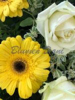 Bukett Gerbera und Rosen