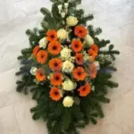 Bukett Gerbera und Rosen