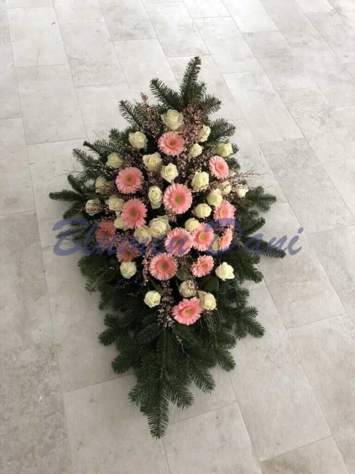 Bukett Gerbera und Rosen