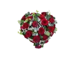 Herz-Schwamm mit Rosen