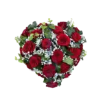 Herz-Schwamm mit Rosen