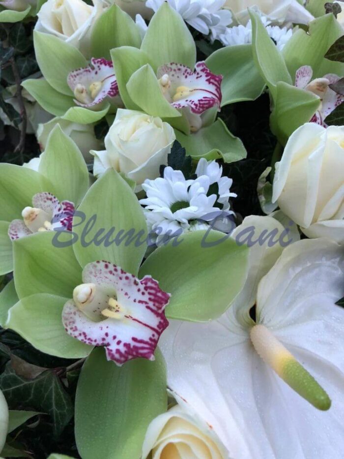 Biedermeier Kranz Orchidee