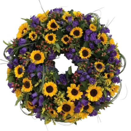 biedermeier-kranz-sonnenblumen