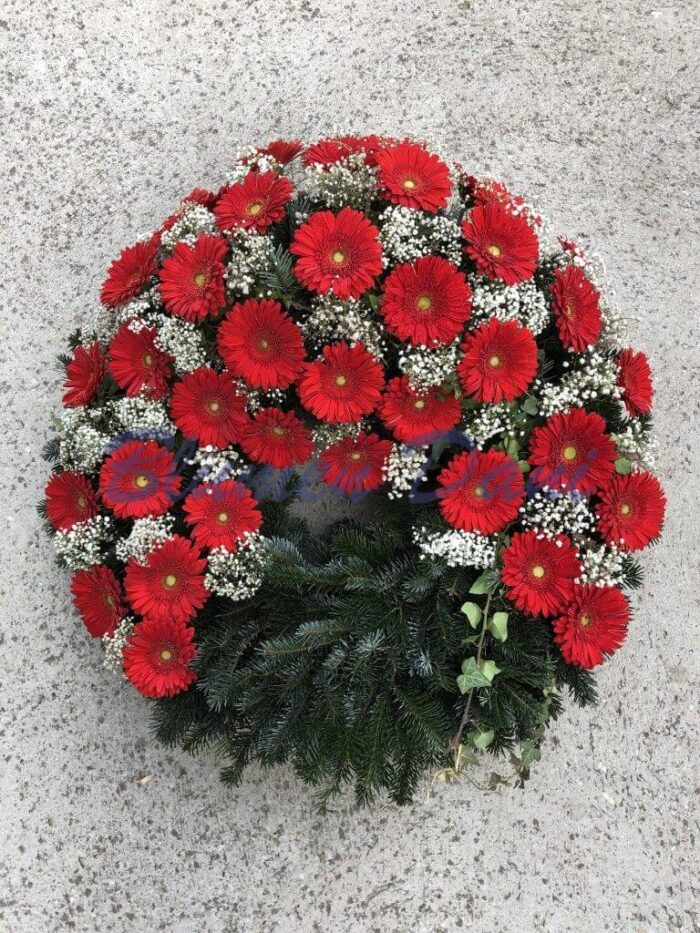 Gerbera-Kranz 2/3