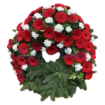 Gerbera-Nelken Kranz 2/3