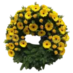 Gerbera-Rosen Kranz 2/3