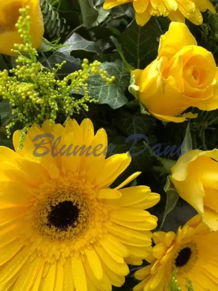 Gerbera-Rosen Kranz 2/3