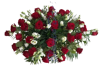Sarggesteck Rosen