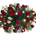 Sarggesteck Rosen