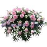 Sarggesteck Rosen