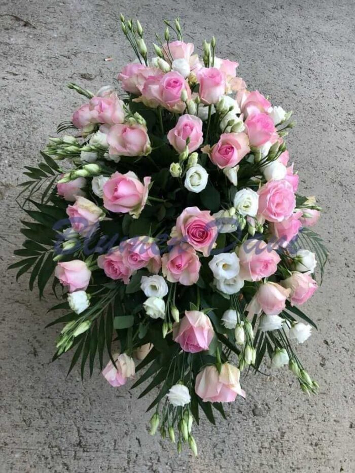 Sarggesteck Rosen