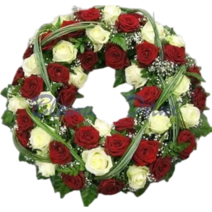 Urnenkranz Rosen