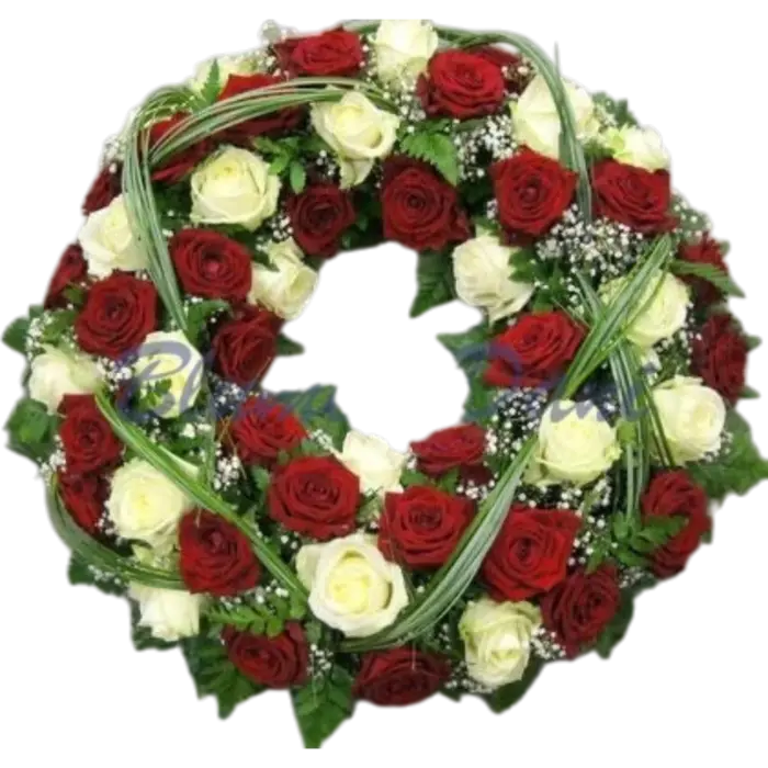 Urnenkranz Rosen